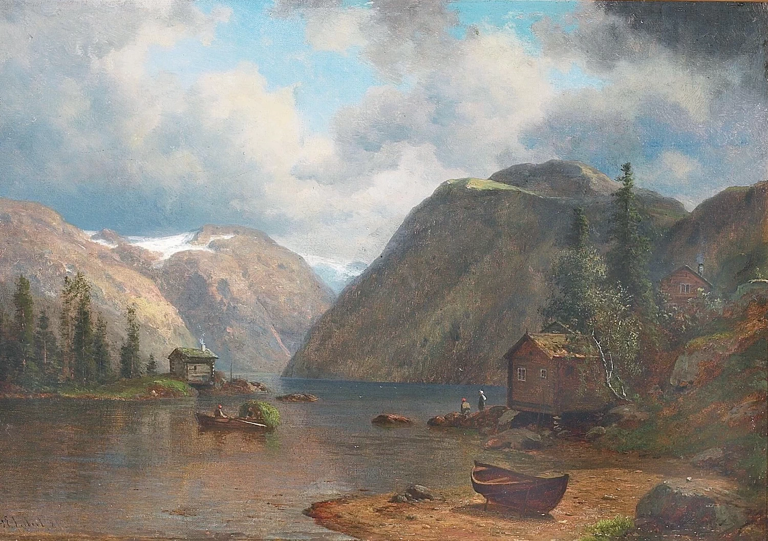 Un giorno d'estate nei fiordi della Norvegia, 1881